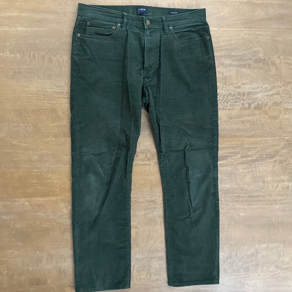 Men’s J. Crew Mercantile Straight-Fit Flex Corduroy Pants, 34/30